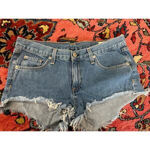 Rag and Bone Low Rise Cut off Shorts Denim Jeans 27 Festival